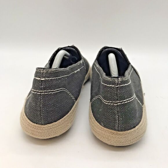 Maui Island Women's 8.5M Gray Canvas Slip On Tiki Shoes Espadrille Comfort Flats - Picture 4 of 10
